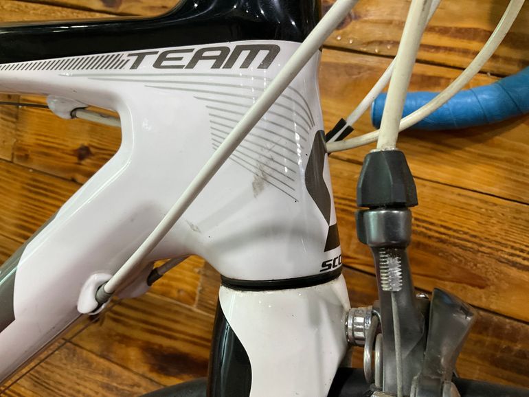 Used Scott Cr1 Comp 2012 2012 Road & Gravel, White — image 4 of 12