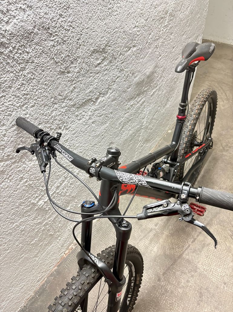 Brugt Focus SAM 1.0 fully Enduro Custom SRAM GX 2015 Mountainbike — billede 4 af 9