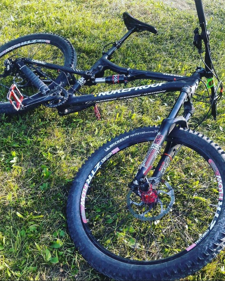 Nukeproof Mega 2012 Frameset 2012 Mountainbike usato, Nero — immagine 8 di 10