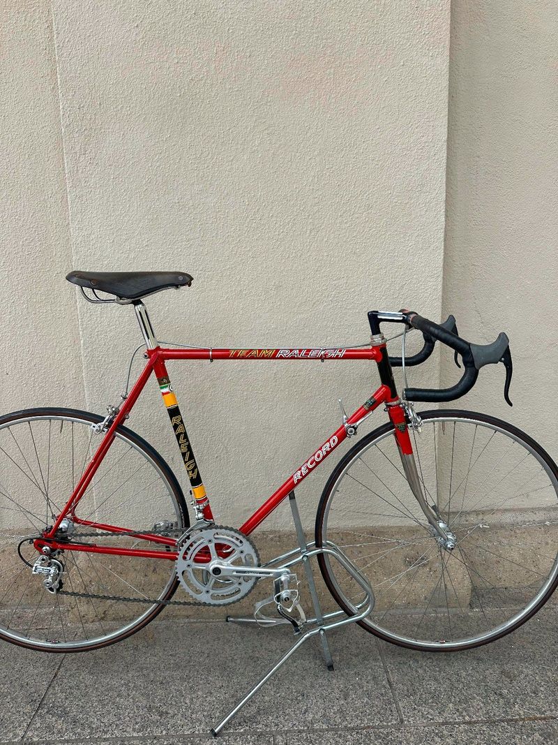 Použité Raleigh Team Reynolds 531 Suntour Brooks Omas 1977 Road & Gravel