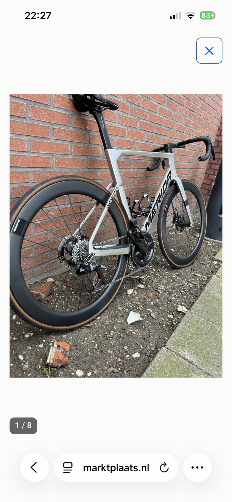 Merida REACTO 6000 Di2 2024 2024 Road & Gravel d'occasion