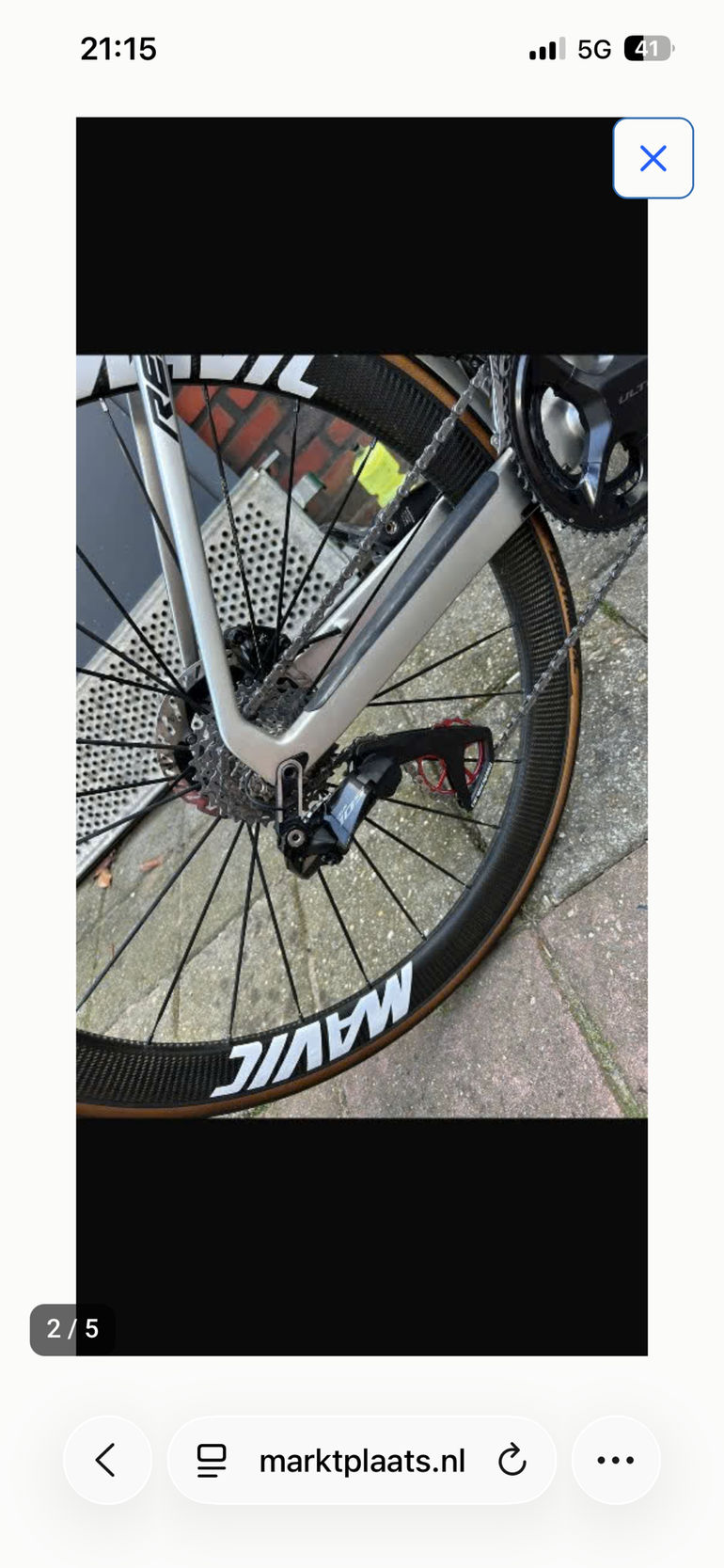 Brugt Merida REACTO 6000 Di2 2024 2024 Road & Gravel — billede 5 af 7
