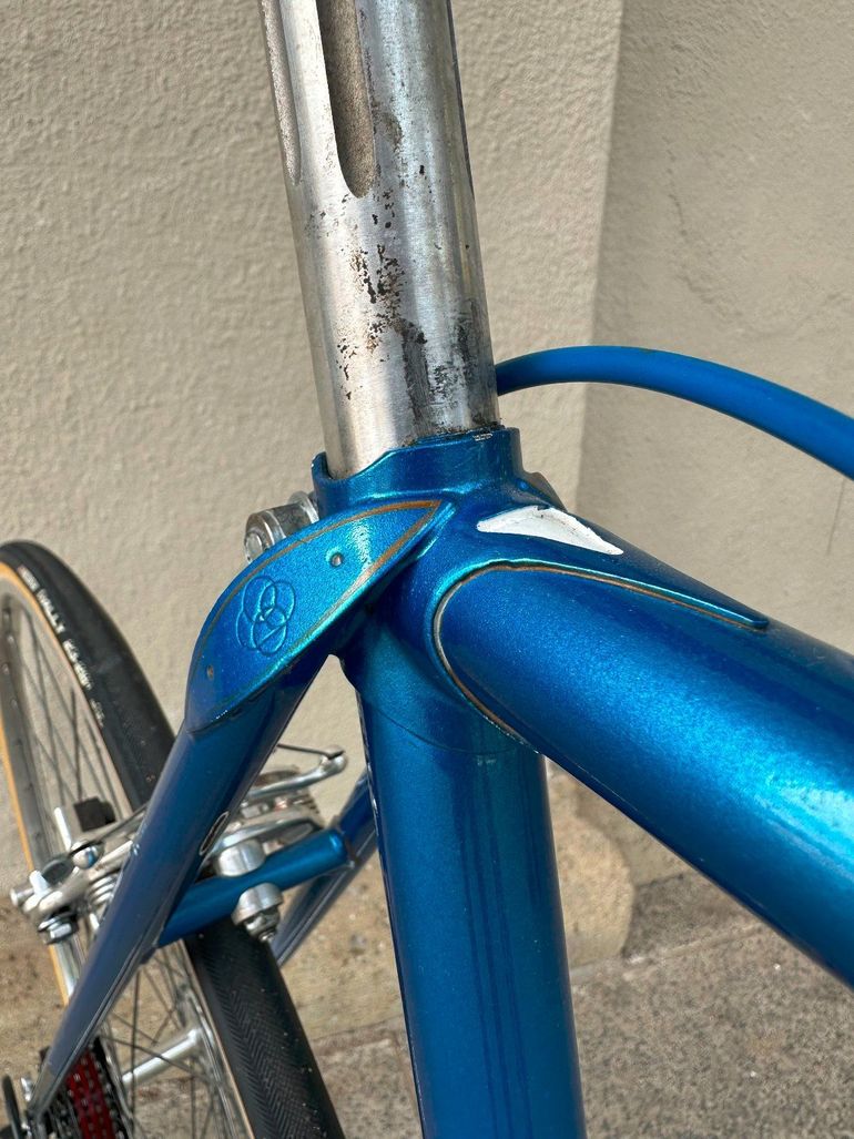 Gebrauchtes Gitane Olympic Reynolds 531 Huret Mafac 1977 Road & Gravel, Blau — Bild 13 von 20