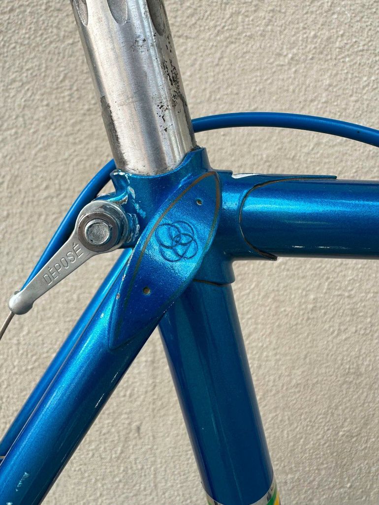 Gebrauchtes Gitane Olympic Reynolds 531 Huret Mafac 1977 Road & Gravel, Blau — Bild 3 von 20