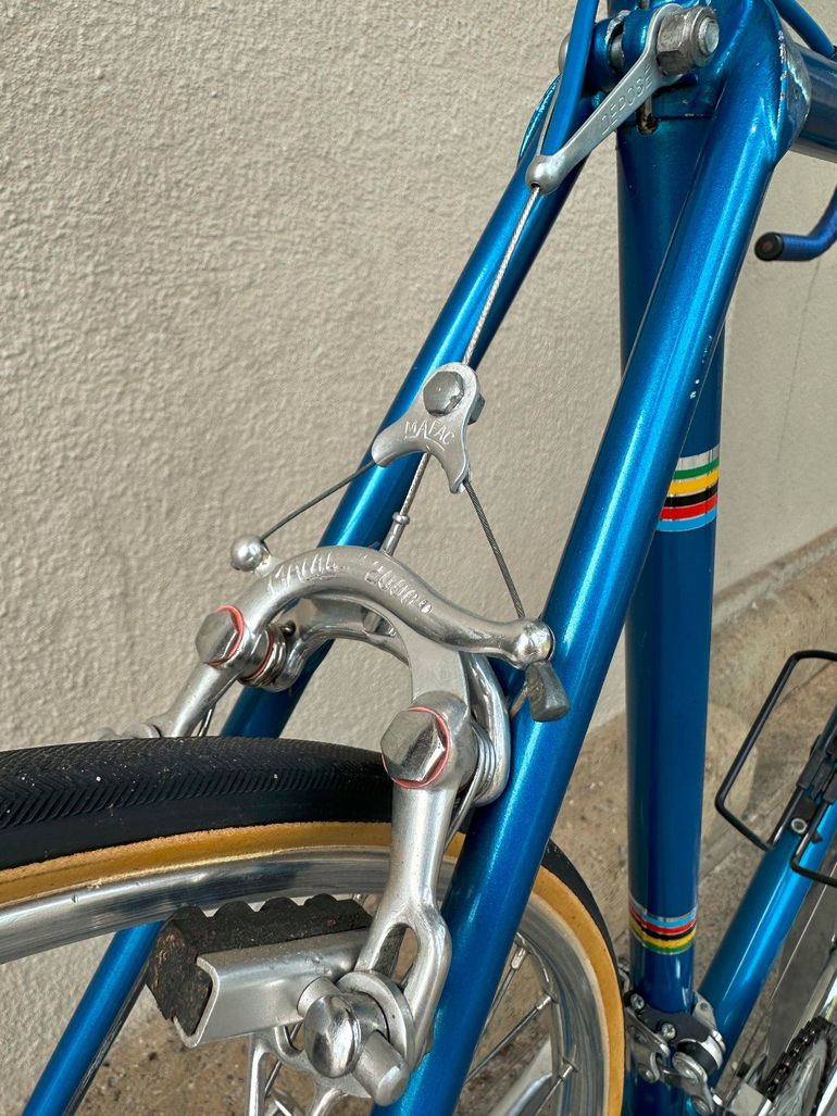 Gebrauchtes Gitane Olympic Reynolds 531 Huret Mafac 1977 Road & Gravel, Blau — Bild 4 von 20