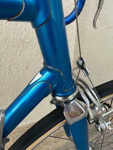 Gebrauchtes Gitane Olympic Reynolds 531 Huret Mafac 1977 Road & Gravel, Blau — Bild 2 von 20
