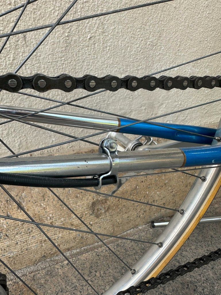 Gebrauchtes Gitane Olympic Reynolds 531 Huret Mafac 1977 Road & Gravel, Blau — Bild 18 von 20