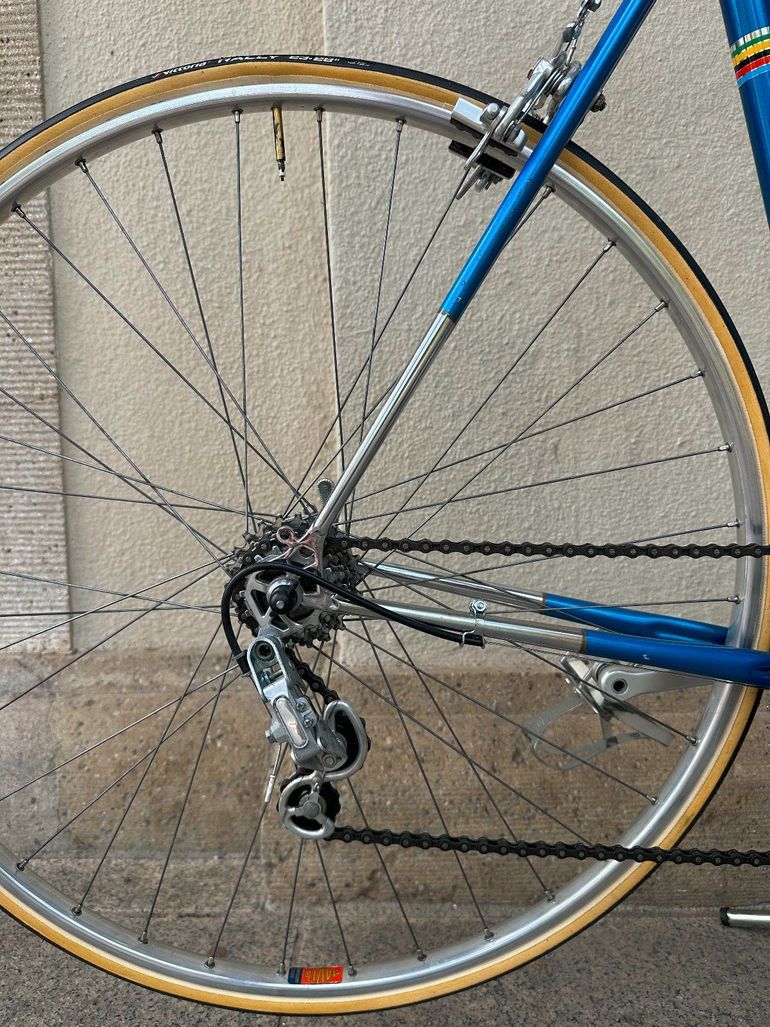 Gebrauchtes Gitane Olympic Reynolds 531 Huret Mafac 1977 Road & Gravel, Blau — Bild 7 von 20
