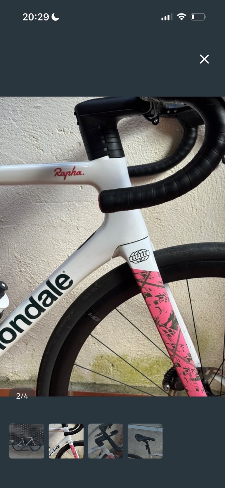 Used Cannondale Supersix Shimano Ultegra 2022 Road & Gravel, White — image 2 of 3