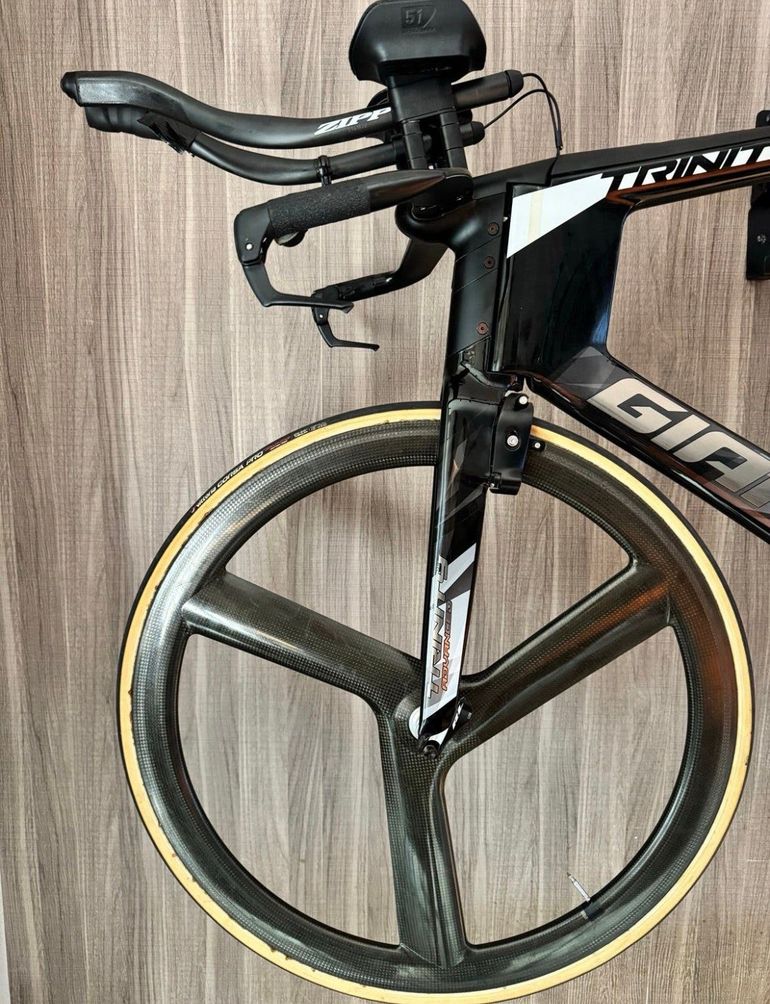 Used Giant Trinity Advanced Pro - Tijdritfiets 2015 Road & Gravel, Black — image 2 of 16