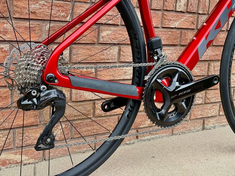 Used KHS FLITE 750 2025 2025 Road & Gravel, Red — image 5 of 10