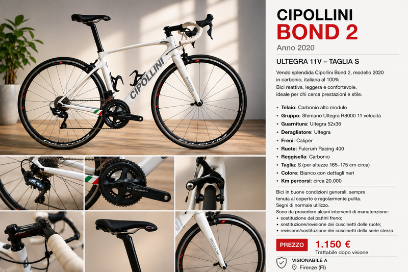 Gebrauchtes Cipollini Bond Shimano Ultegra 2021 Road & Gravel