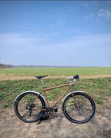 Used Monk Custom Frameset 2019 Road & Gravel, Light Gray — image 8 of 10