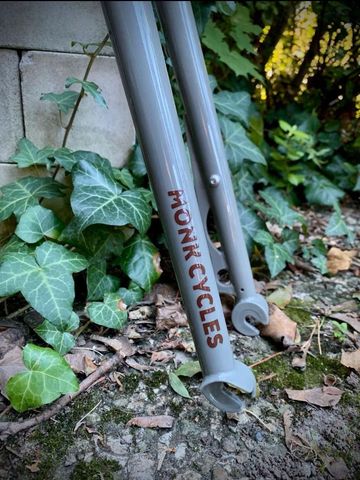Used Monk Custom Frameset 2019 Road & Gravel, Light Gray — image 3 of 10