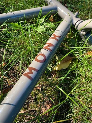 Used Monk Custom Frameset 2019 Road & Gravel, Light Gray — image 4 of 10