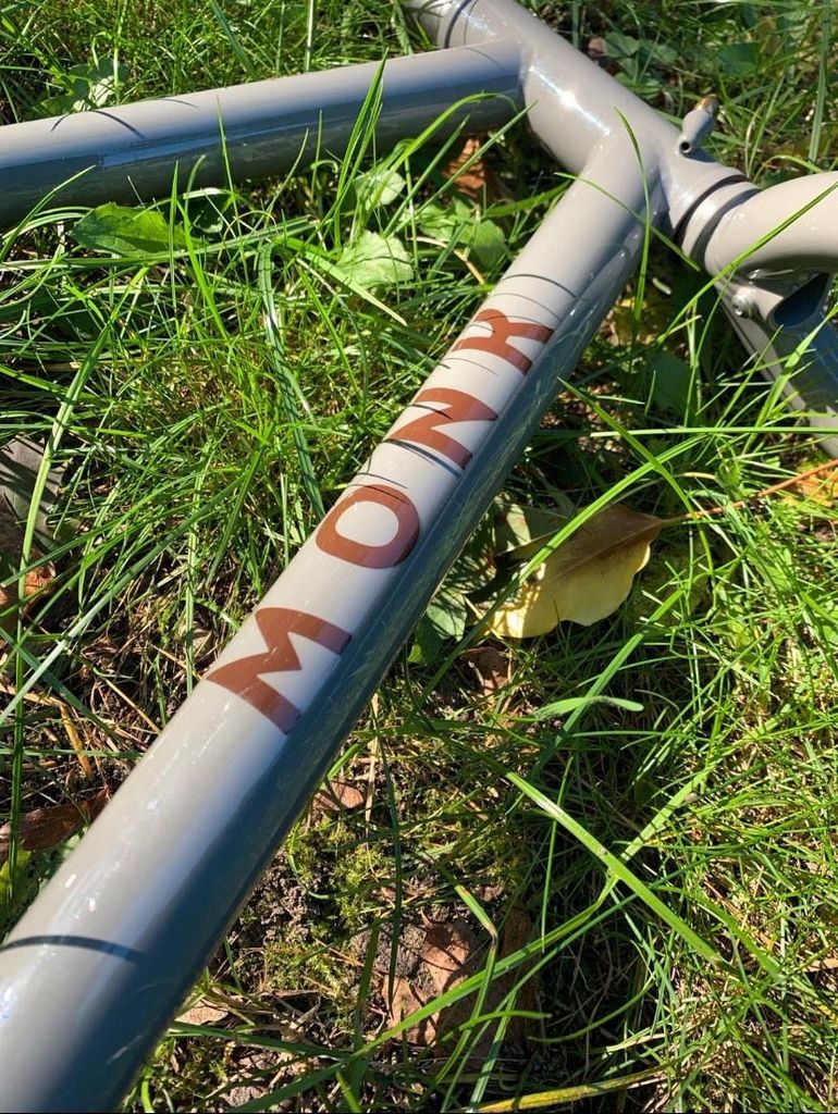 Used Monk Custom Frameset 2019 Road & Gravel, Light Gray — image 4 of 10