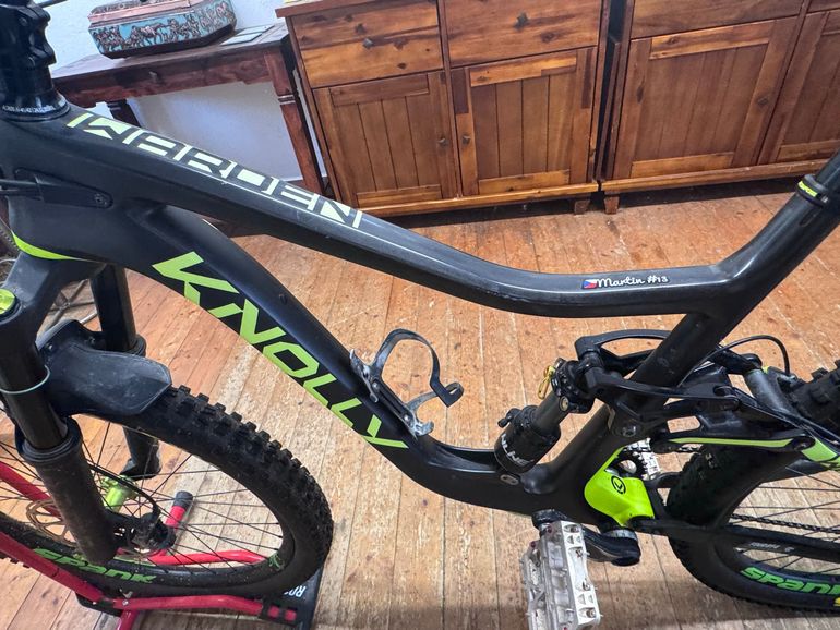 Used Knolly Warden Carbon 27, 5" (Gr. L) – DVO & Cane Creek 2017 Mountainbike, Black — image 3 of 10