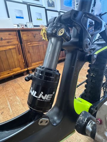 Used Knolly Warden Carbon 27, 5" (Gr. L) – DVO & Cane Creek 2017 Mountainbike, Black — image 6 of 10