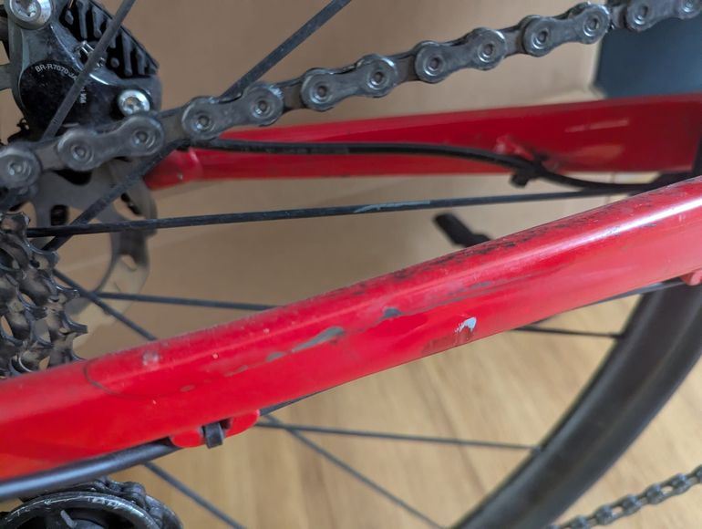 Rose PRO SL DISC 105 2021 2021 Road & Gravel usato, Rosso — immagine 7 di 7
