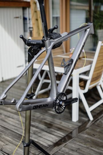 OG EVKIN Custom Frameset 2026 Mountainbike usato, Grigio chiaro — immagine 3 di 12