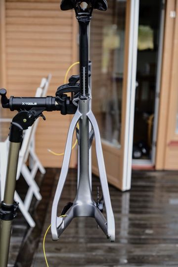 OG EVKIN Custom Frameset 2026 Mountainbike usato, Grigio chiaro — immagine 4 di 12