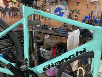 Bianchi Sprint 105 2025 2025 Road & Gravel usato, Verde — immagine 3 di 16