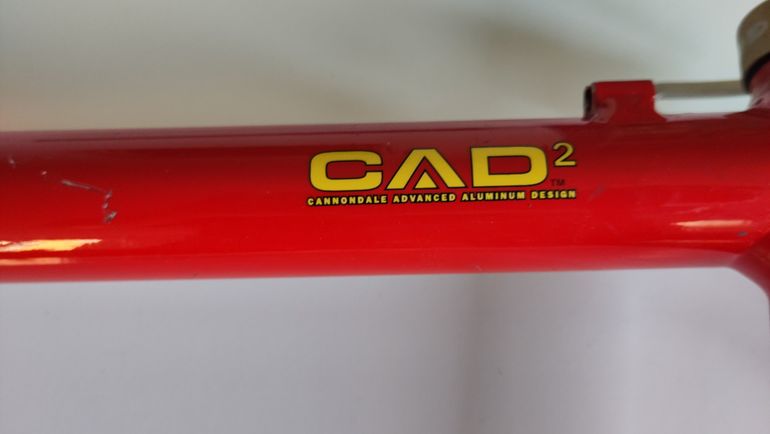 Used Cannondale CAD 2 Beast of the East Frame 1995 Mountainbike, Red — image 8 of 12