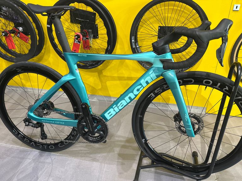 Used Bianchi Oltre RC 2026 2026 Road & Gravel, Green — image 2 of 8