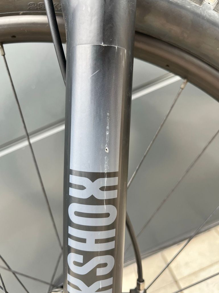 Cannondale Habit 4 2021 2021 Mountainbike usato, Grigio chiaro — immagine 12 di 14