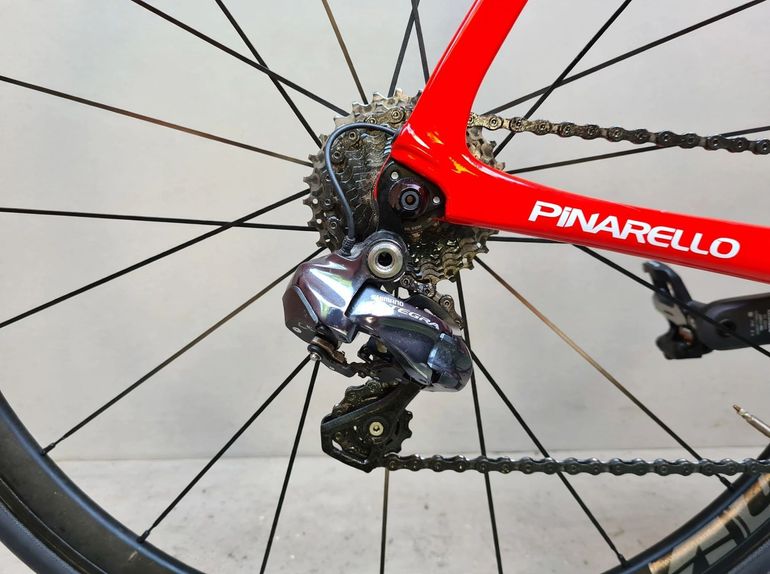 Used Pinarello Pinare Gan Shimano Ultegra Di2 2017 Road & Gravel, Red — image 5 of 10