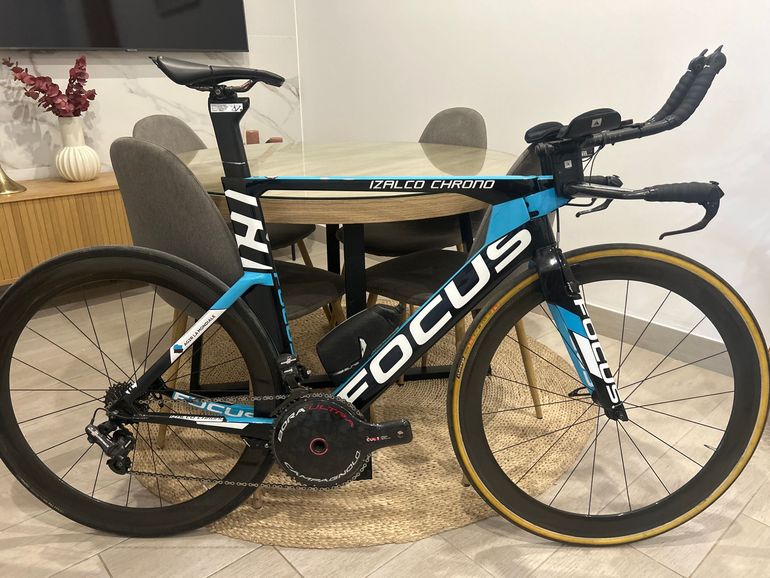 Focus izalco crono Custom Campagnolo Super Record EPS 2017 Road & Gravel usato, Blu — immagine 1 di 4