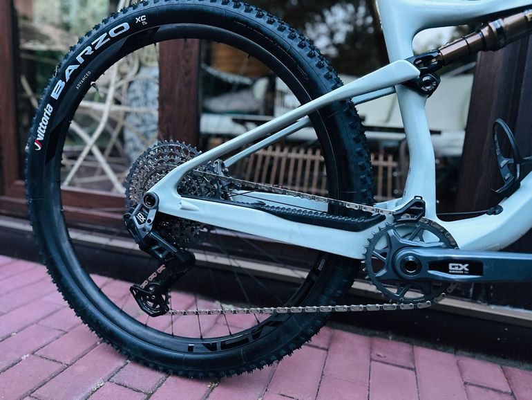 Used Lapierre XRM SRAM GX Eagle AXS 2025 Mountainbike, Light Gray — image 2 of 10