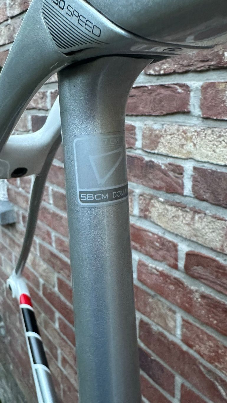 Used Trek Domane 6.9 Compact 2014 Frameset 2014 Road & Gravel, White — image 7 of 18