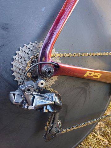 Used Cervélo P5 Shimano Dura Ace Di2 2024 Road & Gravel, Red — image 9 of 16