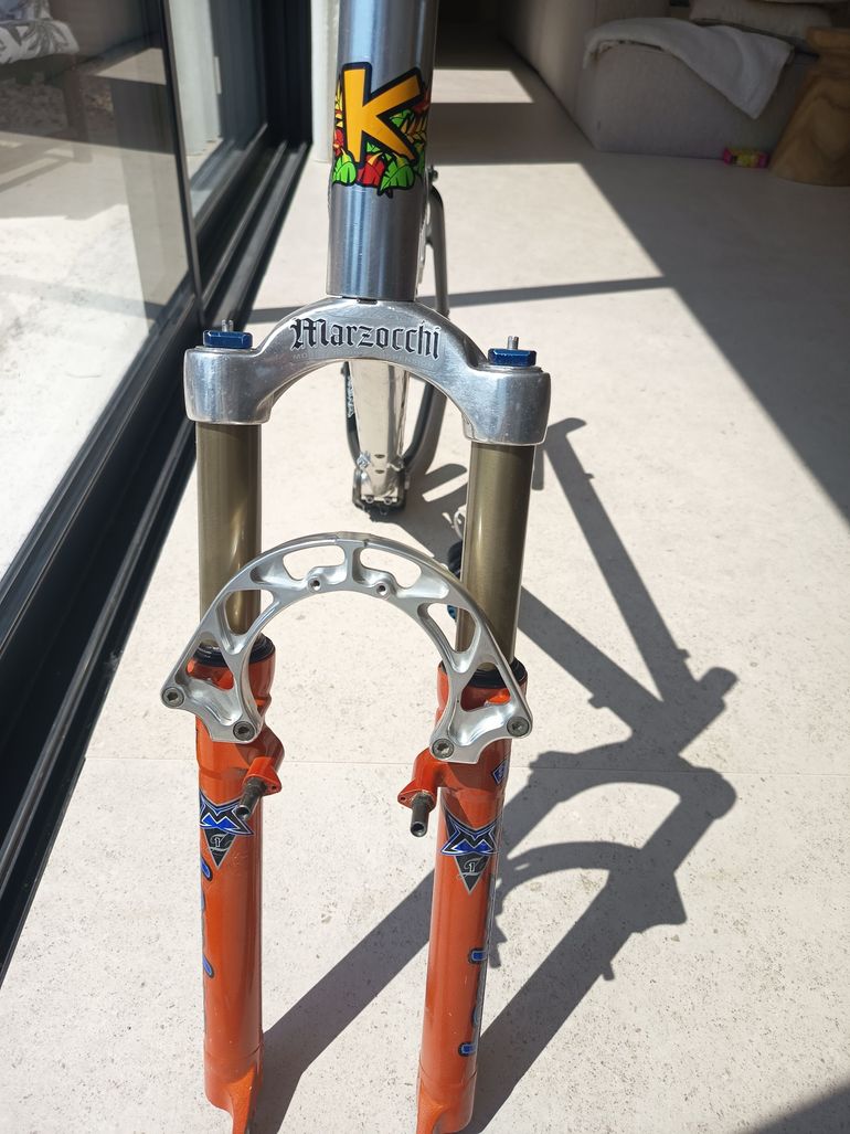 Kona King Kikapu 1997 Frameset 1997 Mountainbike usato, Grigio chiaro — immagine 7 di 11