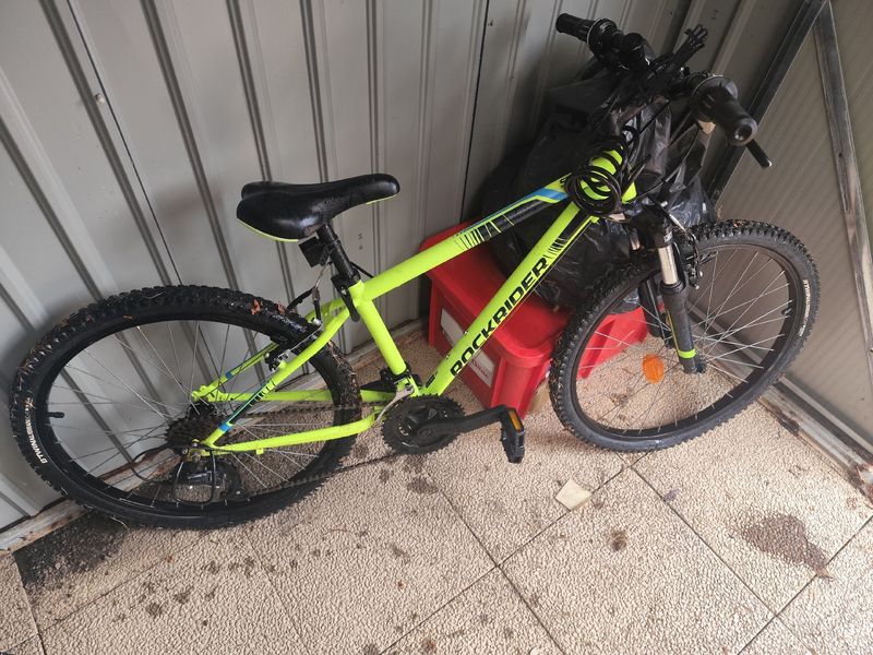 ROCKRIDER 24" 9-12 Years Mountain Bike Expl 500 2024 2024 Kids & Youth de segunda mano