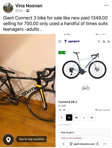 Used Giant connect 3 Connect 3 2024 Road & Gravel, Black — image 2 of 3