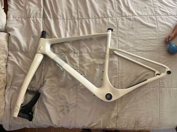 Used Lauf Seigla - Frameset 2024 Frameset 2024 Road & Gravel, White — image 1 of 6