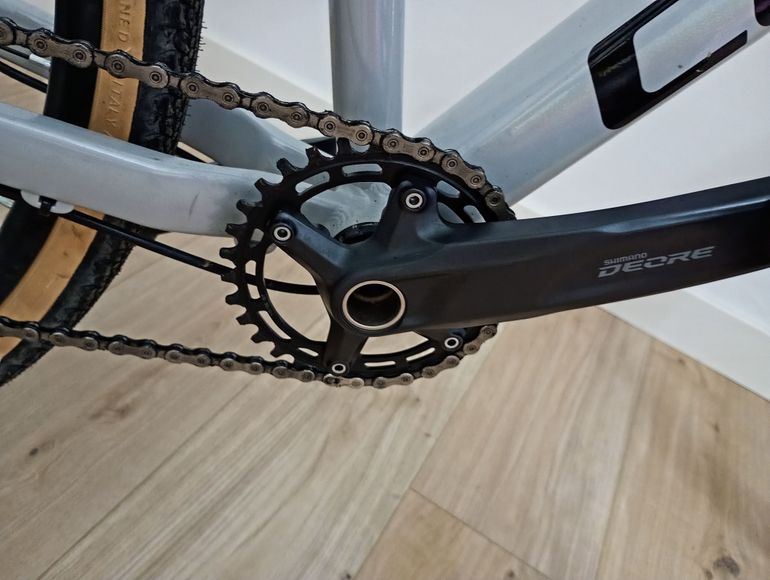 CUBE Aim Shimano Deore XT 2025 Urban usato, Grigio chiaro — immagine 7 di 11