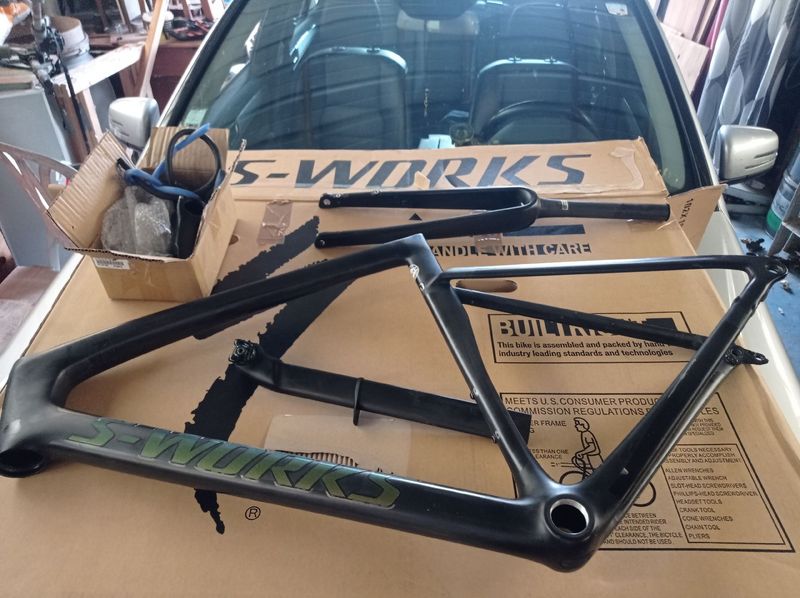 Použité Specialized S-Works Tarmac SL7 - Dura Ace Di2 2023 Frameset 2023 Road & Gravel