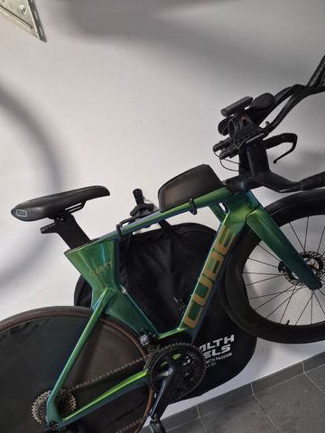 Used CUBE Aerium Shimano Ultegra Di2 2023 Road & Gravel, Green — image 5 of 6