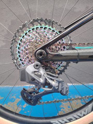 Gebrauchtes Wilier Urta Hybrid 2024 Mountainbike, Grün — Bild 6 von 7