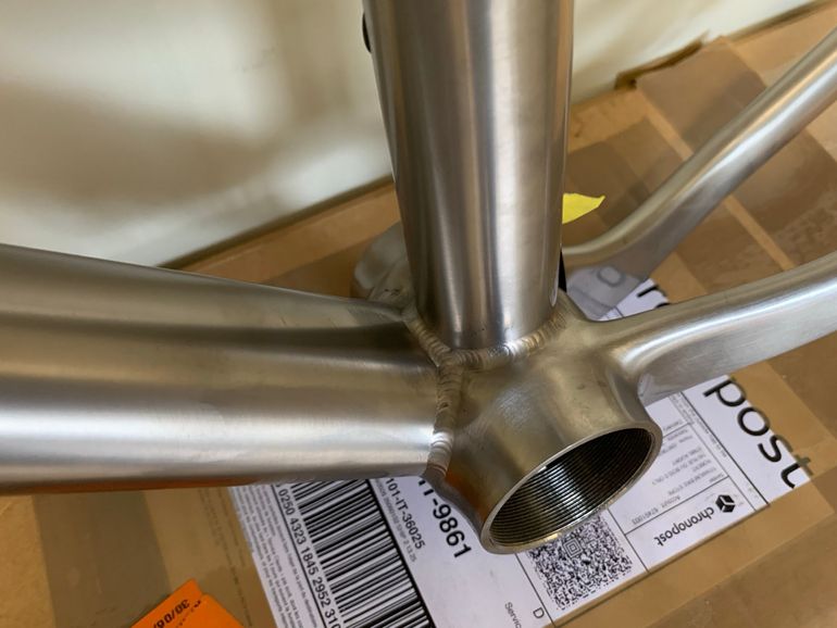 Used Robert Custom Frameset 2025 Road & Gravel, Light Gray — image 11 of 33