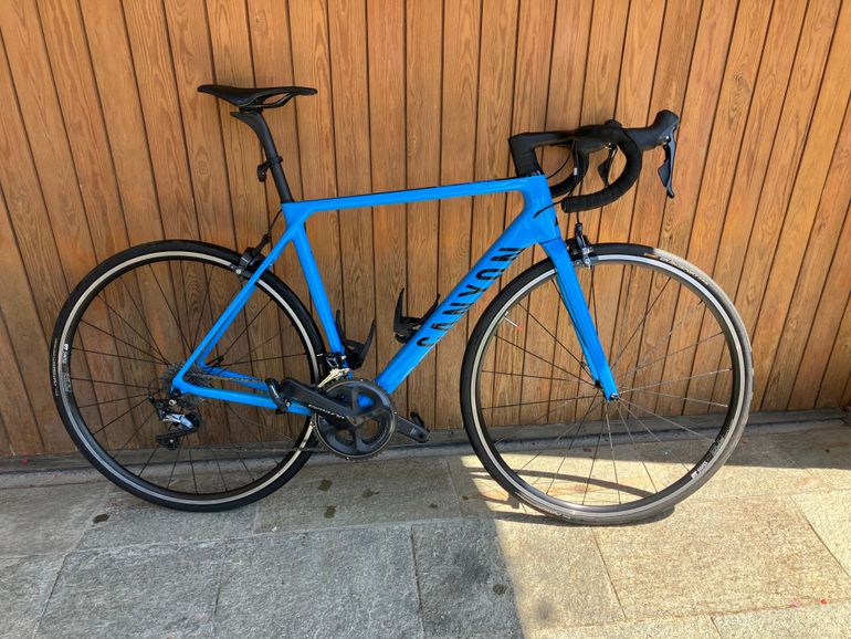 Used Canyon Ultimate CF SL 8 2021 2021 Road & Gravel, Blue — image 2 of 9