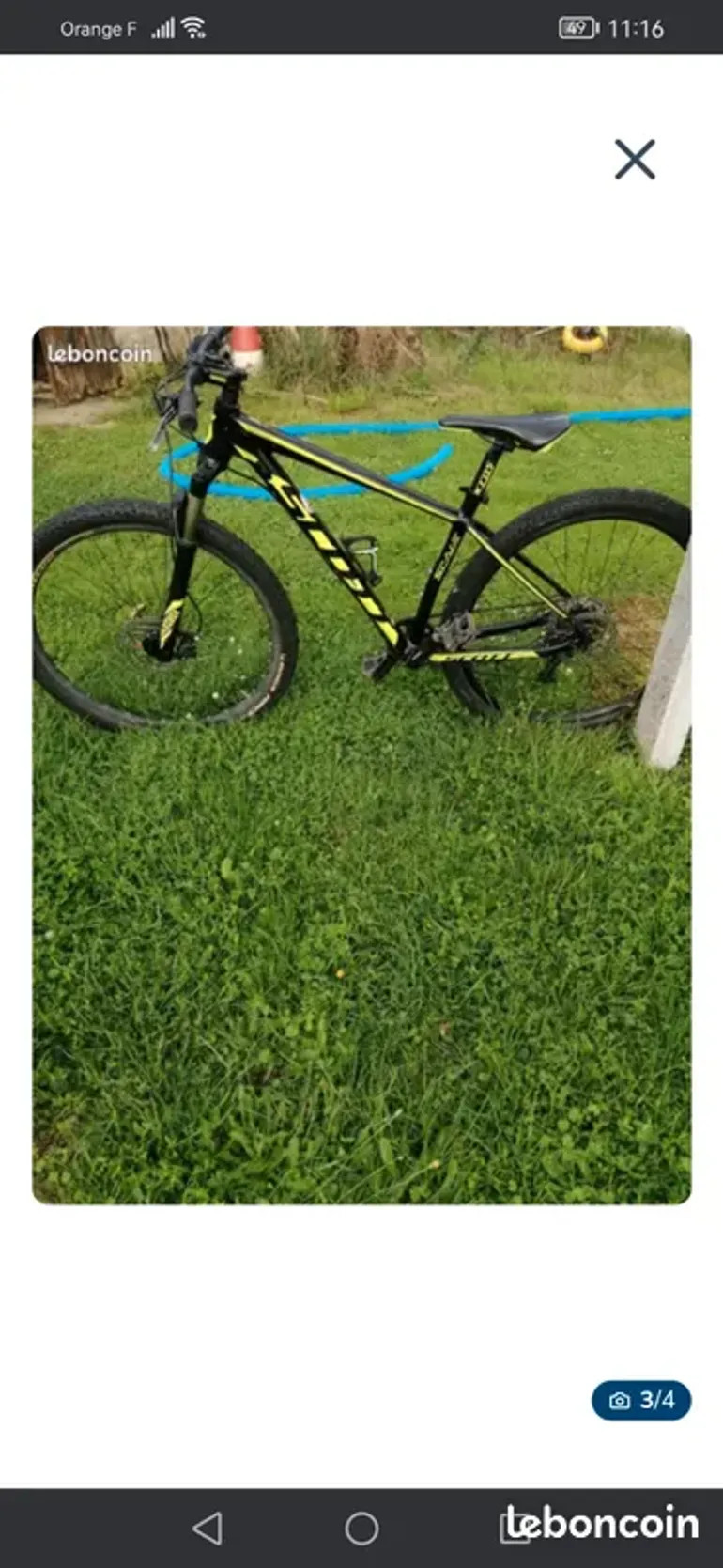 Scott Scale 980 2018 2018 Mountainbike usato, Nero — immagine 3 di 5