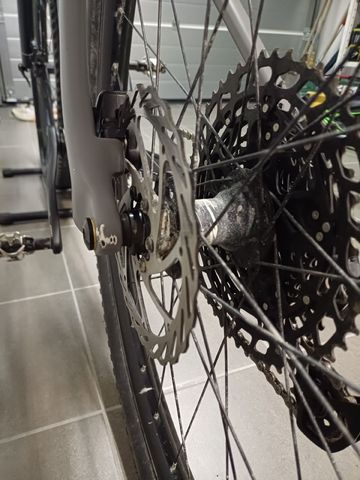 Used Parkpre Custom SRAM XX1 Eagle AXS 2023 Mountainbike, Light Gray — image 9 of 11