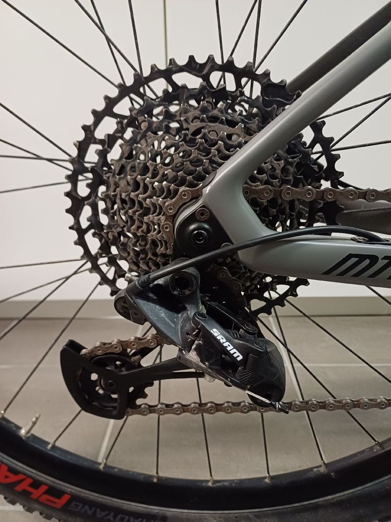 Used Parkpre Custom SRAM XX1 Eagle AXS 2023 Mountainbike, Light Gray — image 6 of 11