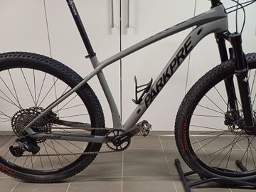 Used Parkpre Custom SRAM XX1 Eagle AXS 2023 Mountainbike, Light Gray — image 3 of 11