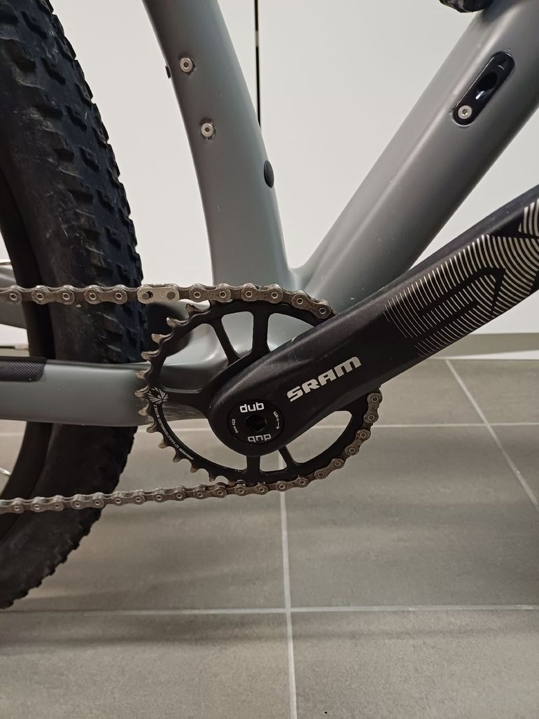 Used Parkpre Custom SRAM XX1 Eagle AXS 2023 Mountainbike, Light Gray — image 5 of 11
