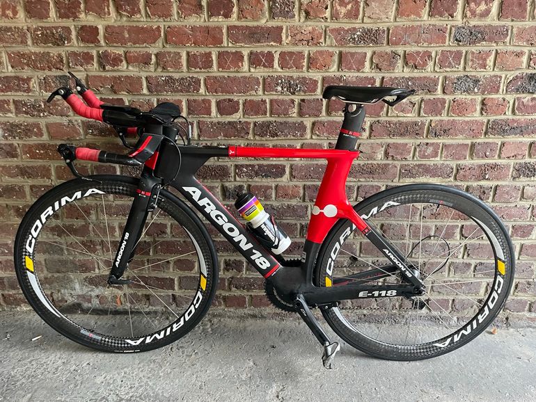 Used Argon 18 E-118 TT 2017 2017 Road & Gravel, Red — image 2 of 8